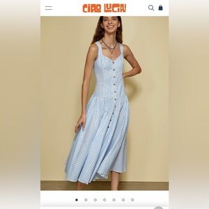 Ciao Lucia Hoku Dress in Azure